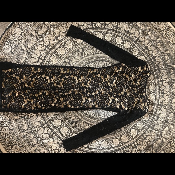 Sexy Low MIDI Lace Dress - Picture 4 of 4